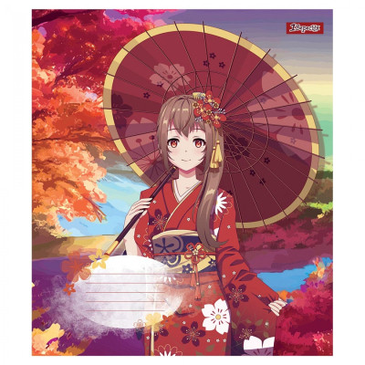 Зошит 1 вересня Sakura girls 12 аркушів лінія (766536) Вінниця - фото 2