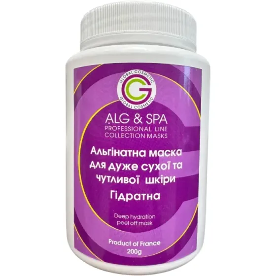Альгинатная гидратная маска для сухой и чувствительной кожи Deep Hydration Peel Off Mask ALG & SPA, 500г Днепр