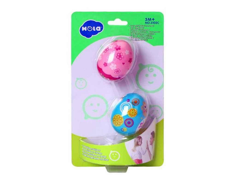 Брязкальце різнокольоровий Яйця (3102C) ТМ Hola Toys Київ - фото 1