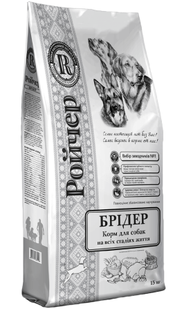 Сухой корм Ройчер Бридер для собак 15 кг Винница