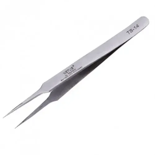Пінцет радіотехнічний (TS-14) антимагнітний, VETUS Полтава - фото 1