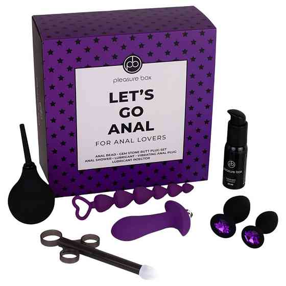 Подарунковий набір для анального сексу DreamToys Let'S Go Anal 7 предметів, фіолетовий Sex Aura Київ