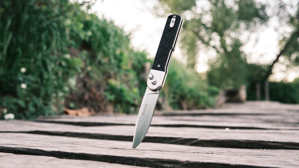 Ніж складаний Ganzo G767-BK чорний Київ - фото 13