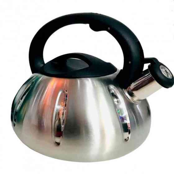 Чайник Rainberg RB-627 из нержавеющей стали со свистком LH-18 Львов