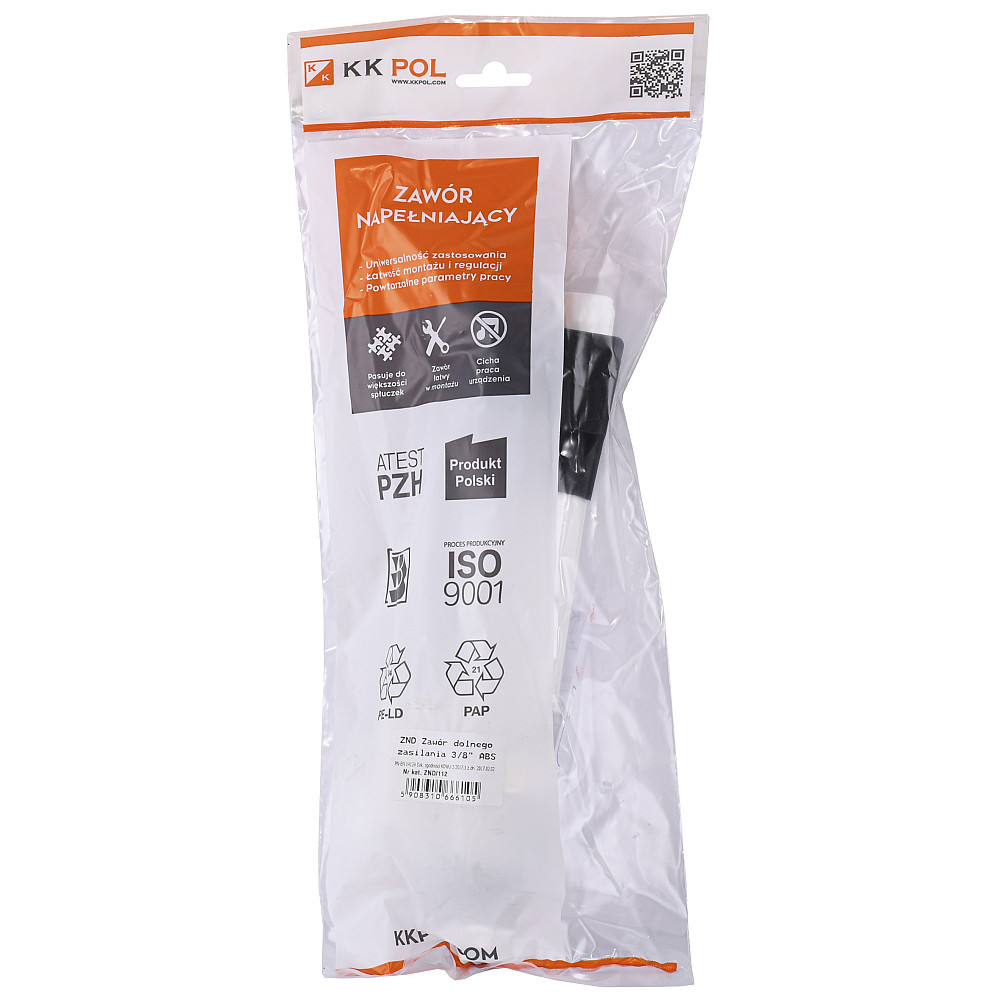 Клапан заповнення K.K.POL 350/ZND/112-00-T0, 3/8″ ABS, нижн. пластик Тернополь - изображение 4