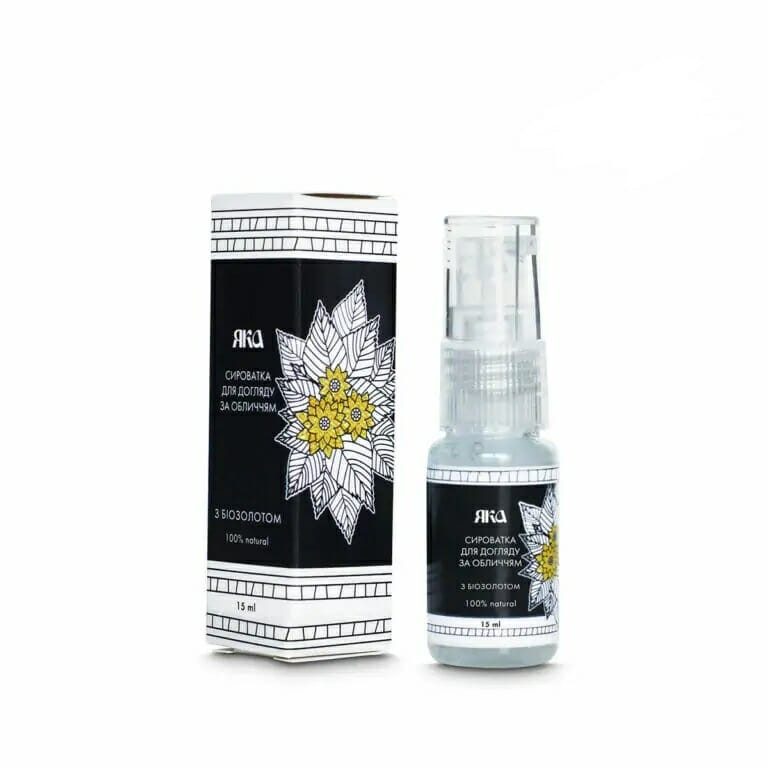 Сироватка для обличчя з біозолотом ЯКА 15 мл Київ - фото 1