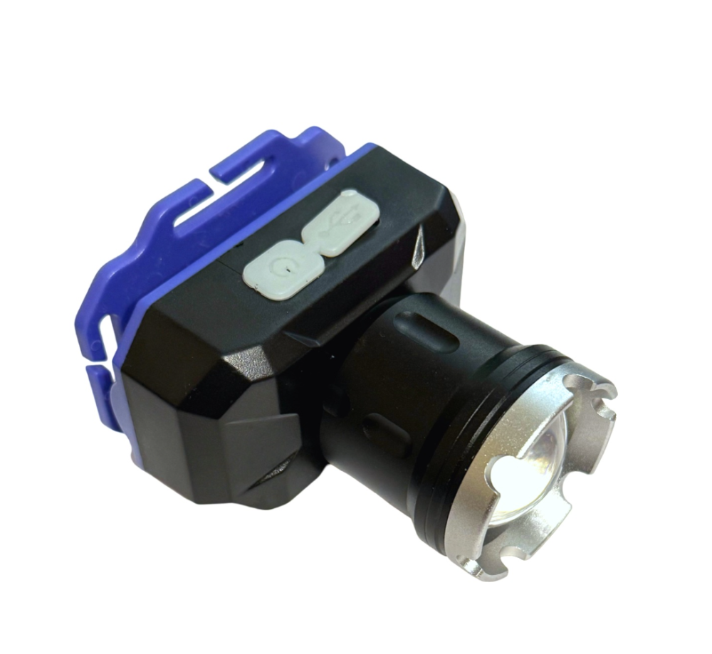 Налобний ліхтар PL-200, акум., ЗУ MicroUsb, зум Дніпро - фото 3