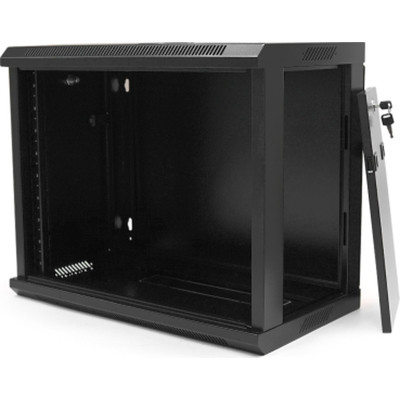 Шафа настінна Merlion 9U 19" 600*350*500 (Ш*Г*В)мм, black (MI3-6309 / 36528) Вінниця - фото 3