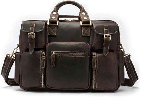 Сумка чоловіча багатофункціональна Коричнева (Vintage) Київ