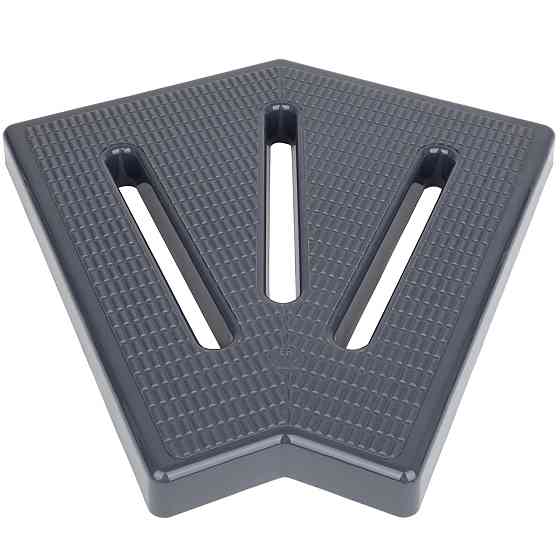 Кутовий елемент Aquaviva KKG-25-2 Classic для переливної решітки, 45°, 245х25 мм (сірий) Киев