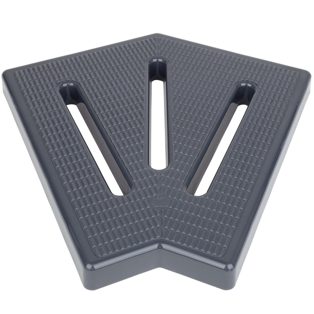 Кутовий елемент Aquaviva KKG-25-2 Classic для переливної решітки, 45°, 245х25 мм (сірий) Киев - изображение 1