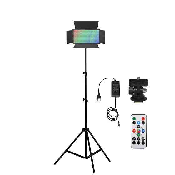 Панель светодиодная RGB со штативом 210см видеосвет прямоугольный 40Вт CRI 95+ AC Prof U600 RGB-T Киев