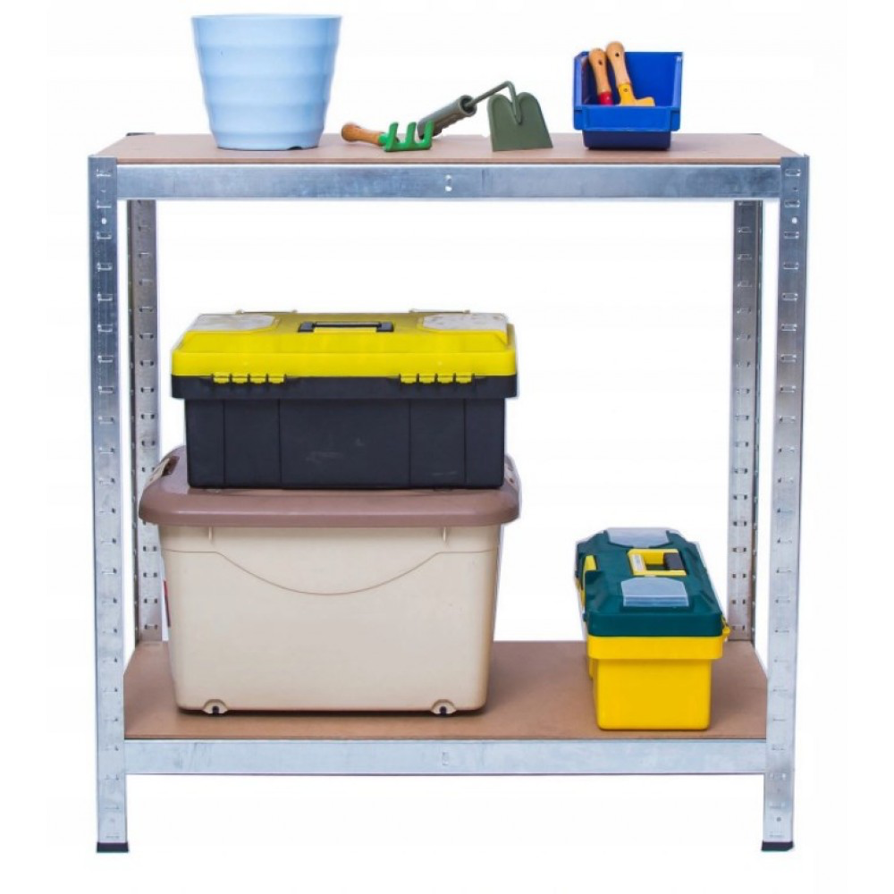 Металевий поличний стелаж вітрина з полицями Siker G7030 150х70х30 см., 5 полиць Київ - фото 7