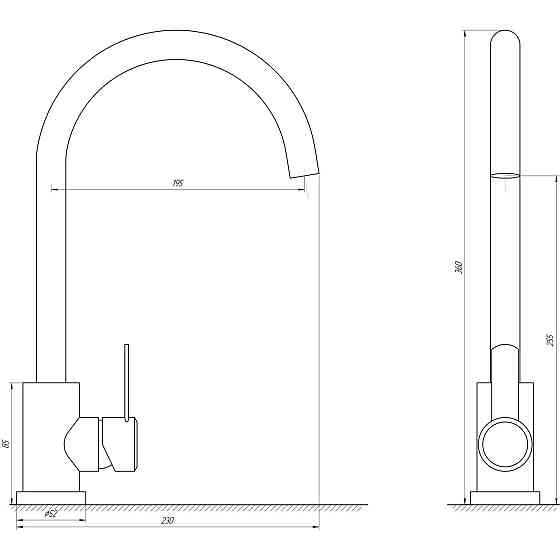 Змішувач для кухні MixMIRA WIEN MS2-203S-MODERN Київ