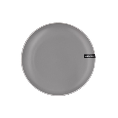 Тарілка Ardesto Cremona Dessert 19 см Dusty Grey (AR2919GRC) Вінниця - фото 1