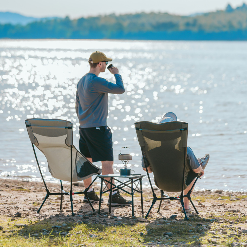 Стілець складаний ультралегкий Naturehike CNK2550JJ013 Yamami YL01, розмір L, алюміній, сірий Київ - фото 8