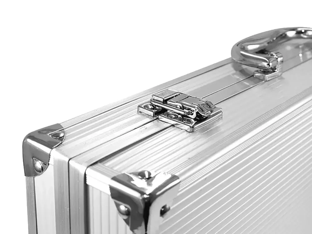 Набор для мангала BBQ Tools Set AL-10, 43x21x8 см, 10 предметов, нержавеющая сталь, алюминиевые ручки, кейс Одесса - изображение 5