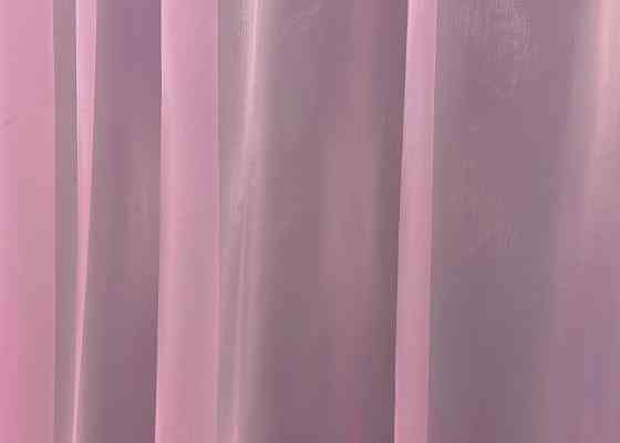 Тюль VR-Textil 002т Органза однотонна Рожевий 400х250 см (42-0493) Київ