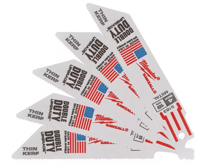 Полотно для шабельних пил THIN KERF MILWAUKEE, 100х1,4мм, (5 шт.) Одеса - фото 1