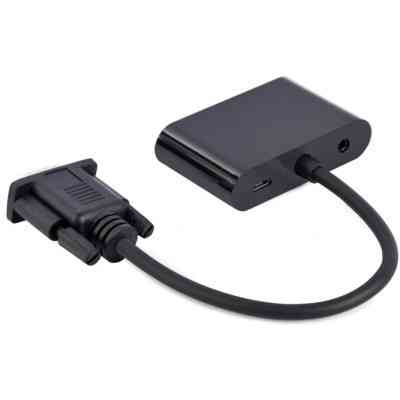 Переходник Cablexpert VGA to HDMI/VGA+audio 3.5mm (A-VGA-HDMI-02) Винница