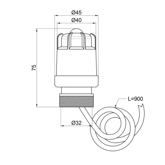Сервопривод Thermo Alliance Standart M30x1,5 SD347 Київ