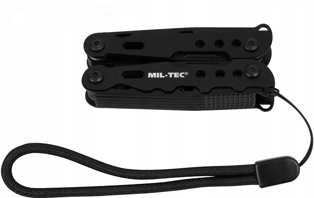 Многофункциональный Мультитул складной 10в1 с чехлом и веревкой Mil-Tec от Sturm 