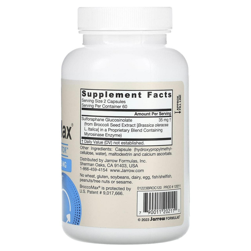 Екстракт броколі Jarrow Formulas BroccoMax 120 раст капс Київ - фото 2