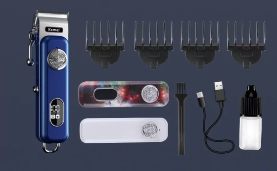 Машинка для стрижки волосся Kemei Km-1895 для барберів Київ