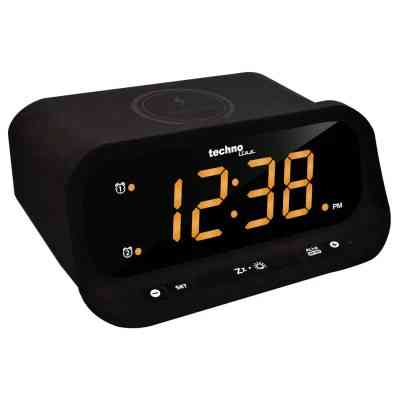 Настільний годинник Technoline WT477 Wireless Mobile Charging Black (DAS302477) Вінниця