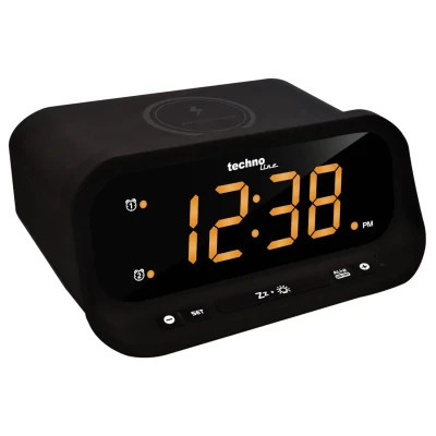Настільний годинник Technoline WT477 Wireless Mobile Charging Black (DAS302477) Вінниця - фото 3
