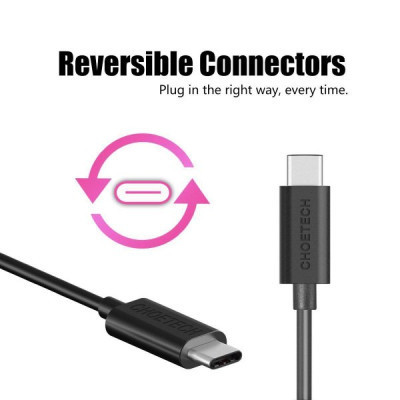 Дата кабель USB 2.0 AM to USB-C 1.0m Choetech (AC0002) Винница - изображение 11