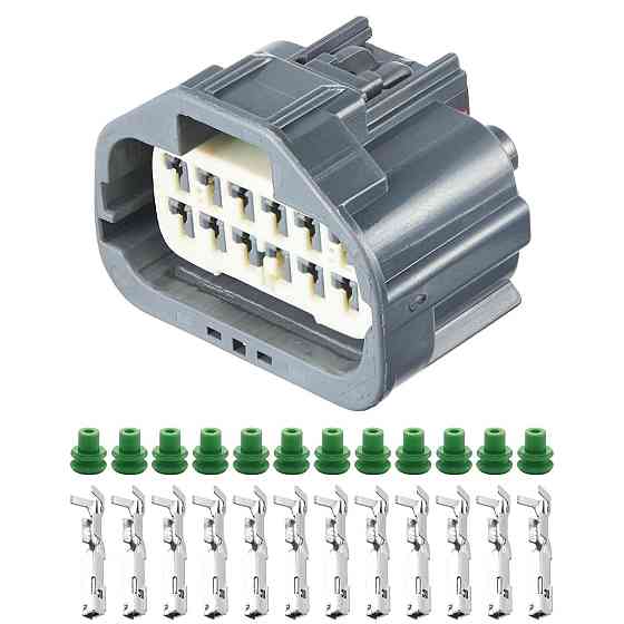 Роз'єм конектор 12-кон., 7283-5545-18U2Z-14S411-CB, WPT-1208, YAZAKI, Ford, YAZAKI Америка, Ford, Mazda, Toyota Київ