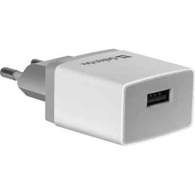 Зарядное устройство Defender UPA-21 white, 1xUSB, 5V / 2.1A (83571) Винница