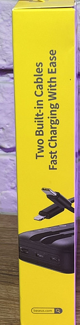 Павербенк Baseus Lipow 22.5W 20000 mAh + кабели USB C и Lightning. Киев - изображение 1