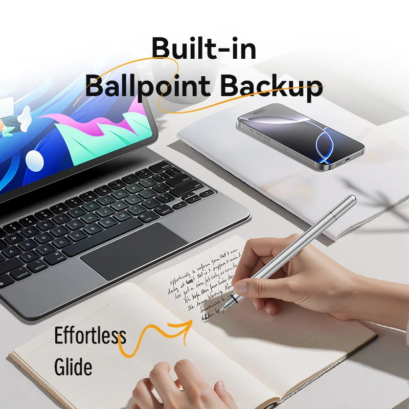 Стилус VENTION 2-in-1 Stylus Pen Gray Aluminum Alloy Type (KQMH0) Винница - изображение 7