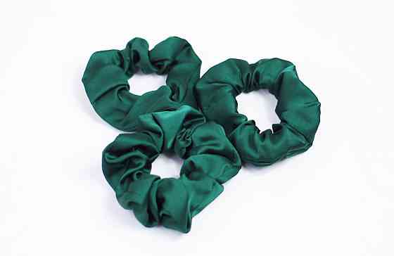 Гумка для волосся шовкова Зелений Харків