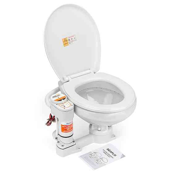 Електричний конверсійний туалет SEAFLO стандартний розмір 12 В SFMTE1-02-R Київ