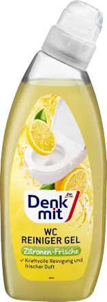 ГЕЛЬ ДЛЯ ЧИЩЕННЯ ТУАЛЕТУ ЛИМОННА СВІЖІСТЬ DENKMIT, 750 ML (НІМЕЧЧИНА) Київ - фото 1