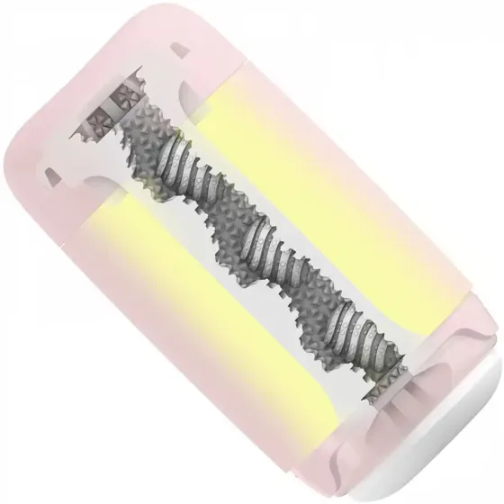 Мастурбатор TENGA PUFFY Strawberry Pink, ультрам’який матеріал, багаторазовий, наскрізний Львів