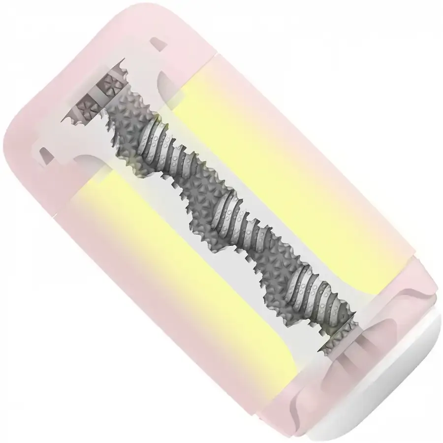 Мастурбатор TENGA PUFFY Strawberry Pink, ультрам’який матеріал, багаторазовий, наскрізний Львів - фото 4