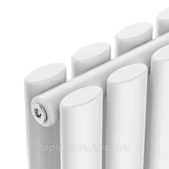 Вертикальный радиатор Ellipse Double 480х1800-8, anticor, белый Черновцы