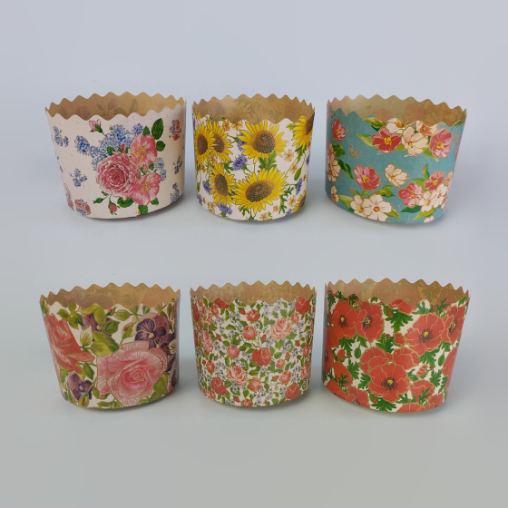 Форми для Пасок 300 гр d110 h85 Квіти 50 шт/пач. Харків