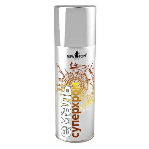 Емаль Супер хром 400мл срібний аерозоль NEW TON Житомир