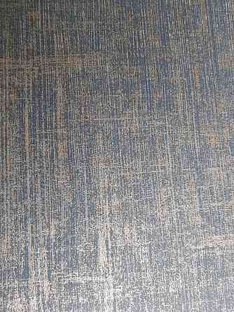 Шпалери вінілові на флізелін AS creation Geo Effect 0.53х10 однотон ефект потертості сині золотисті 38596-2 Київ