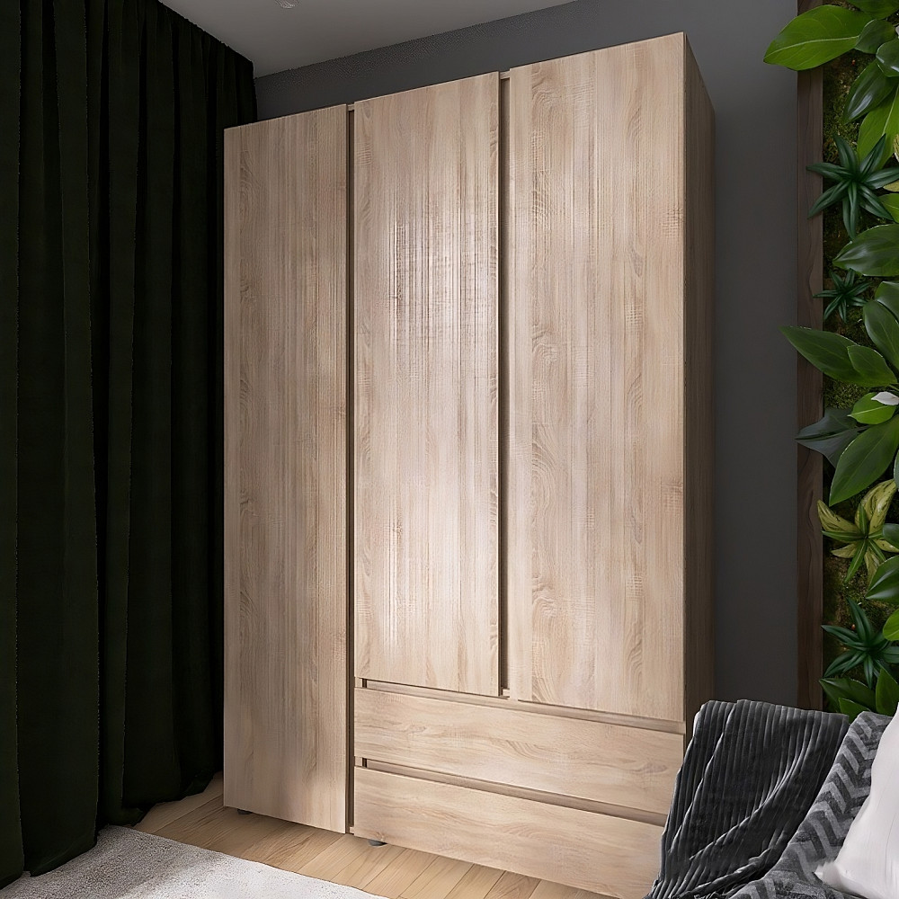 Шкаф трехдверный Эверест ШЛ-3 Лайт Дуб сонома (DTM-4677) Днепр - изображение 1