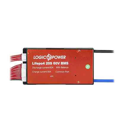 BMS плата LP LiFePO4 60V 20S Dis 60A Ch 30A Киев