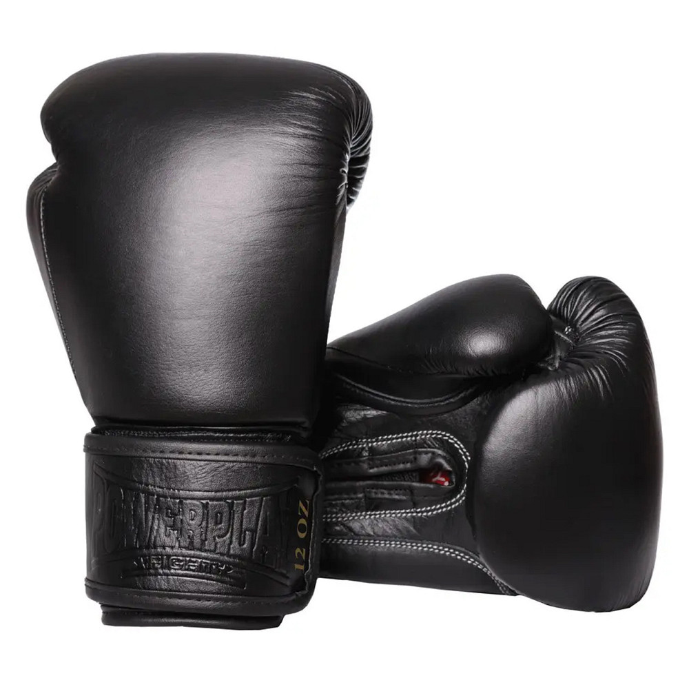 Боксерські рукавиці PowerPlay 3014 Indiana Чорні (натуральна шкіра) 16 унцій Луцьк - фото 8