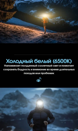 Налобний ліхтар Nitecore NU27 600лм 123м USB-C (10 режимів) білий + червоне світло (Білий) Вінниця