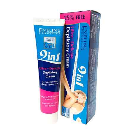 Крем для депиляции тела 9в1 Eveline Ультранежный Эвелин Запорожье