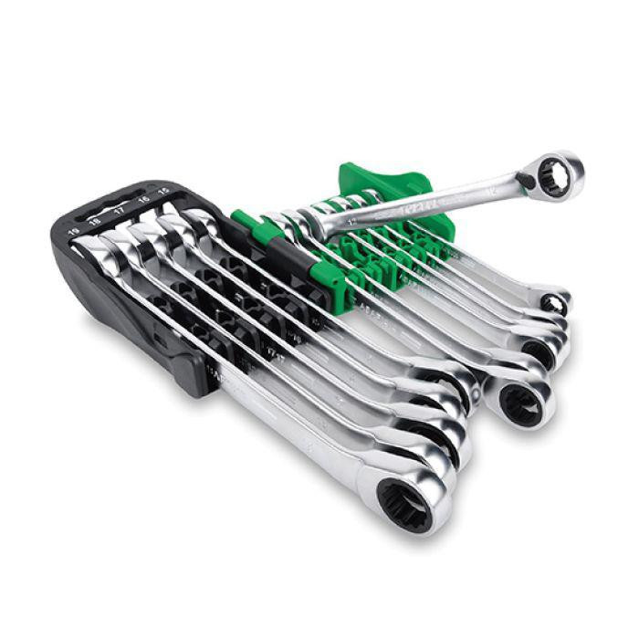 Набор ключей трещоточных реверсивных TOPTUL 8-19мм 10ед. на холдере GSAQ1001 Одесса - изображение 2